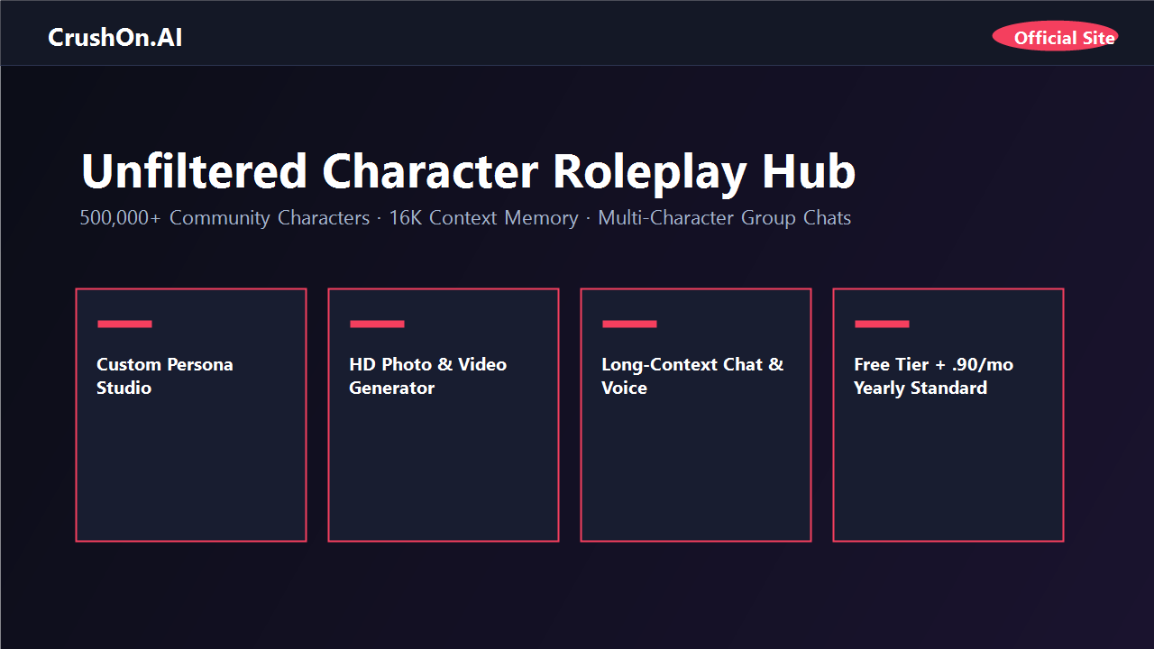 CrushOn.AI official platform preview