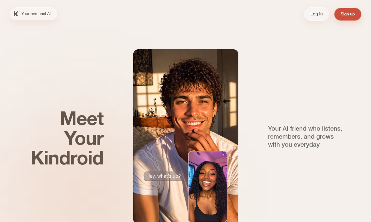 Kindroid official platform preview